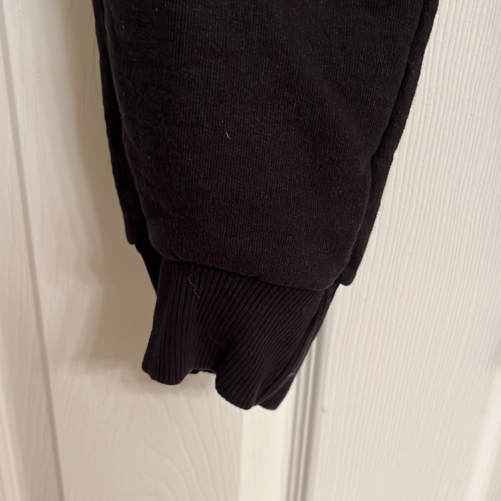Champion Black Cotton-blend Sweatpants Joggers Drawstring Waist Size Small - Picture 5 of 8
